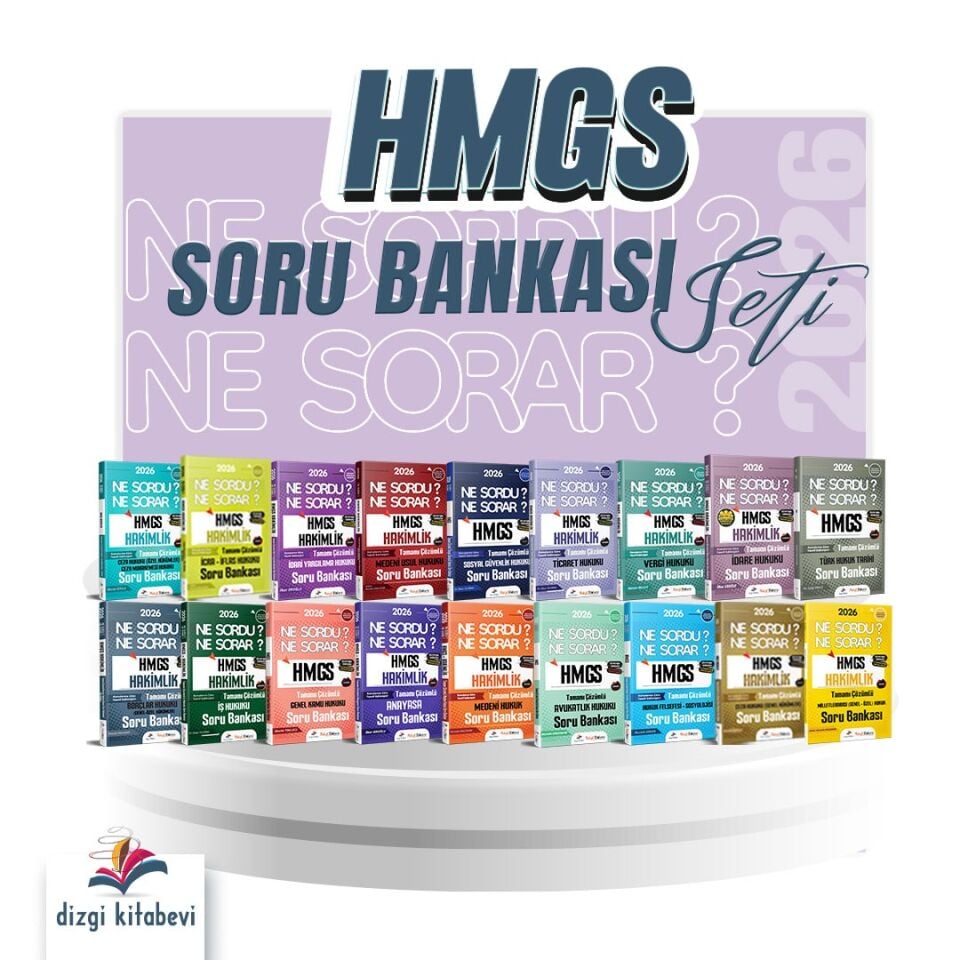 2026 Hukuk Atölyesi HMGS Hakimlik Ne Sordu Ne Sorar Tamamı Çözümlü Soru Bankası Seti