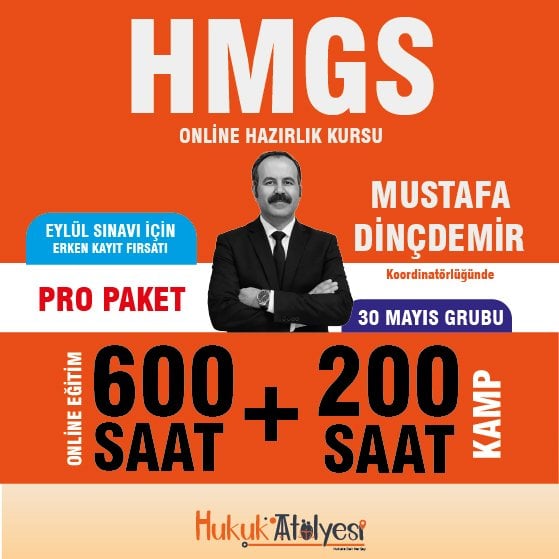 2026 Eylül Pro Hmgs Online Hazırlık Kursu ve Yayın Seti