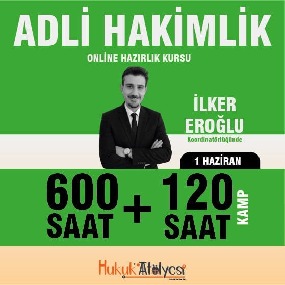 2026 Adli Hakimlik Online Hazırlık Kursu ve Yayın Seti