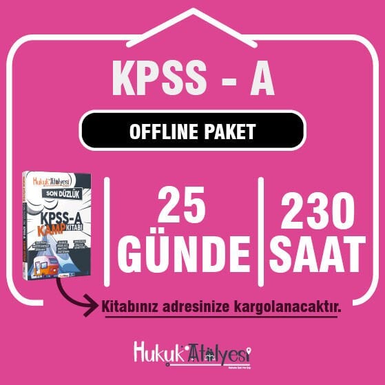 KPSS A Son Düzlük Kampı Offline Video Paket