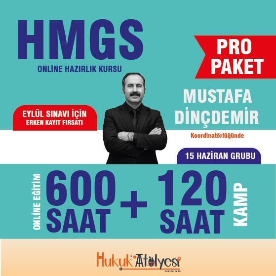 2026 Eylül Pro Hmgs Online Hazırlık Kursu ve Yayın Seti