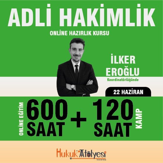 2026 Adli Hakimlik Online Hazırlık Kursu ve Yayın Seti