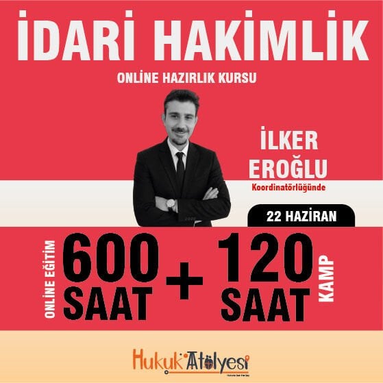 2026 İdari Hakimlik Online Hazırlık Kursu ve Yayın Seti