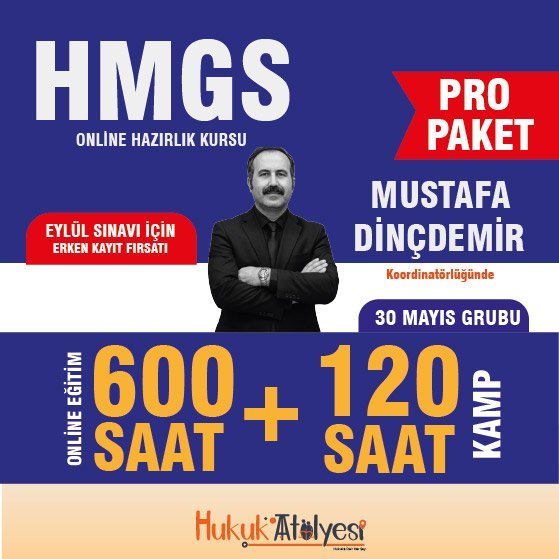 2026 Eylül Pro Hmgs Online Hazırlık Kursu ve Yayın Seti