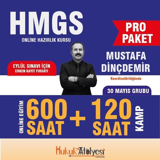 2026 Eylül Pro Hmgs Online Hazırlık Kursu ve Yayın Seti