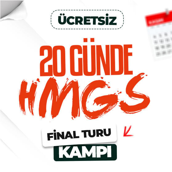 20 Günde Eylül HMGS Final Turu Kampı Ücretsiz Online Eğitim Paketi