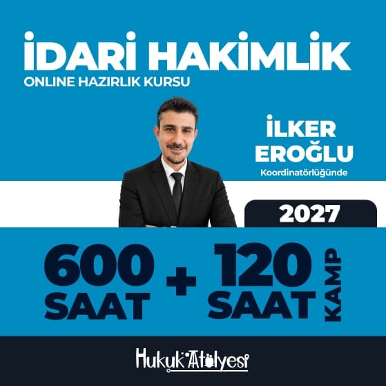 2027 İdari Hakimlik Online Hazırlık Kursu ve Yayın Seti
