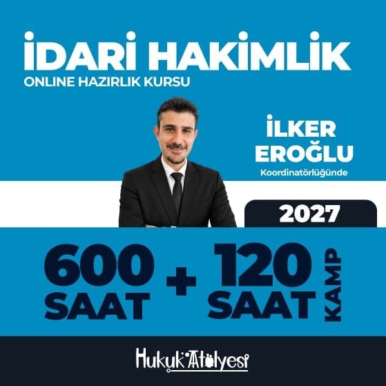 2027 İdari Hakimlik Online Hazırlık Kursu ve Yayın Seti